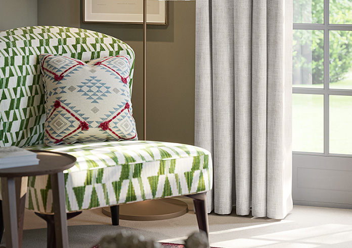 Foxford, Angora Grey - Made to Measure Curtains - Image 5